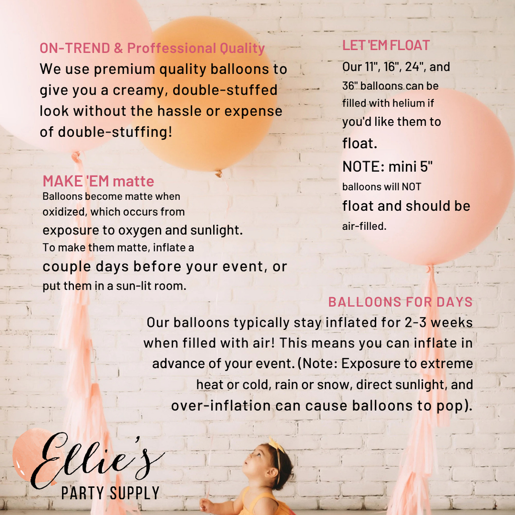 Light Pink 24" (2 foot) Giant Pink Lemonade Balloons